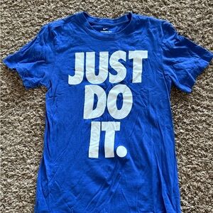 Nike Kids Bold Blue 'Just Do It' Tee